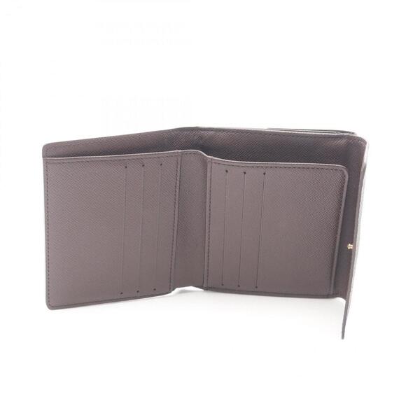 LOUIS VUITTON Brown Damier Leather Wallet - Picture 3 of 10